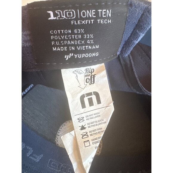 Hawaii Flexfit Snapback Hat With Embroidered Patch Navy Blue Adjustable - Picture 5 of 5